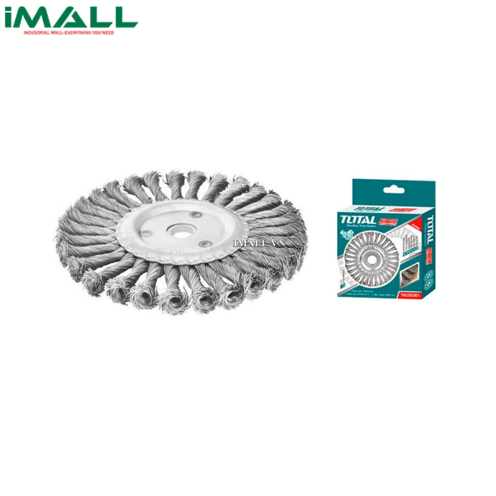 Bánh cước thép xoắn (150mm) Total TAC35061