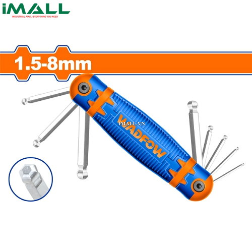 Bộ 8 chìa lục giác sao T9- T40 Wadfow WHK3281