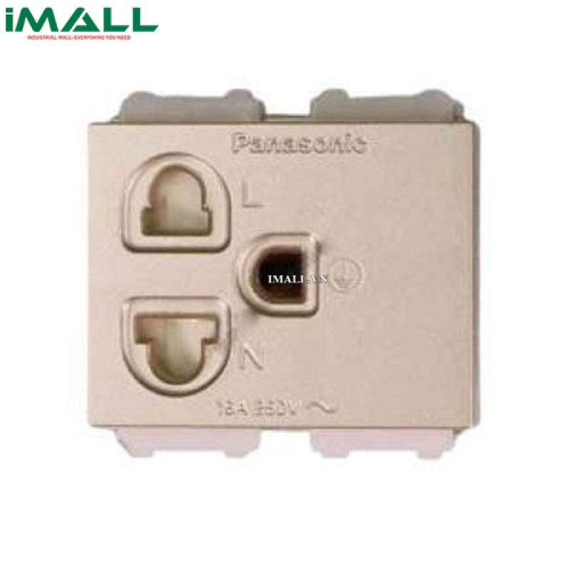 Ổ cắm đơn có màn che và dây nối đất PANASONIC WEV1181MYZ