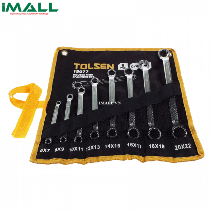 Bộ chìa khóa vòng - vòng 8 chi tiết Tolsen 15077 (6~22mm)
