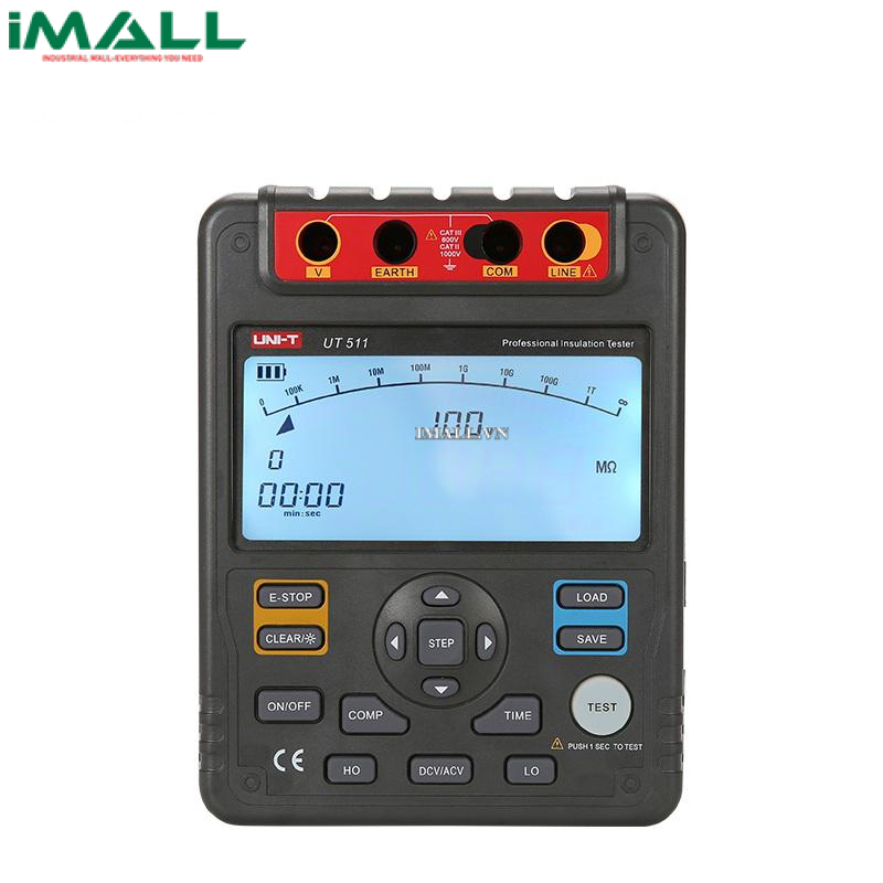 Máy đo điện trở cách điện UNI-T UT511 (100V~1000V, 10GΩ)