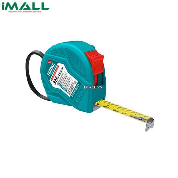 Thước cuộn thép nền vàng (3m, 16mm) Total TMT126331