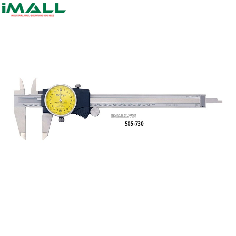 Thước cặp đồng hồ Mitutoyo 505-730 (0-150mm/ 0.02mm)