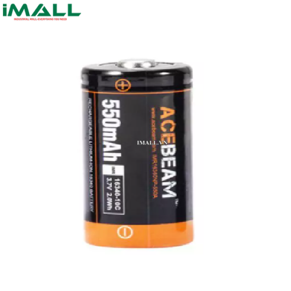 Pin sạc 16340 550mAh dòng xả cao 5.5A ACEBEAM IMR16340NP-550A