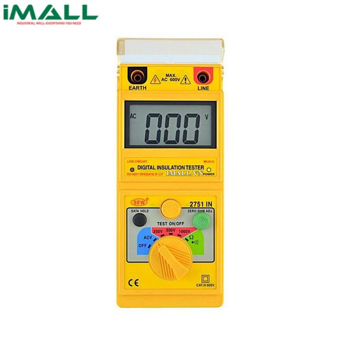 Đồng hồ đo điện trở cách điện hiển thị số SEW 2751IN (2000M Ohm, 1000V)