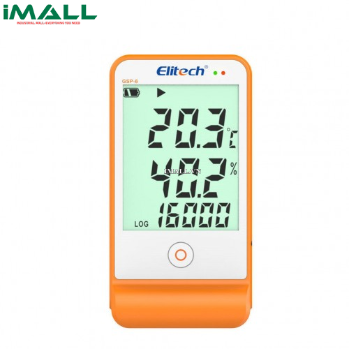 Nhiệt ẩm kế tự ghi Elitech GSP-6 (-40 ℃～85 ℃, 10% ~ 99%)