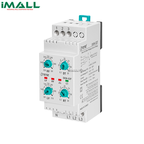 Rơ-le bảo vệ điện áp TENSE GKM-02F (1 pha)