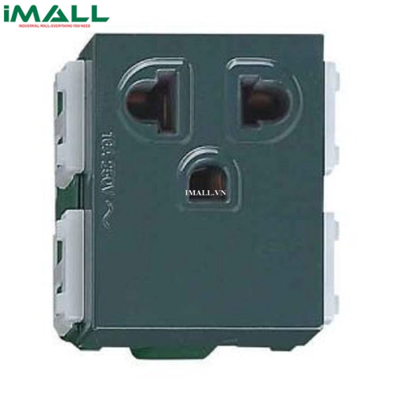Ổ cắm đơn có màn che và dây nối đất PANASONIC WEV1181MYH