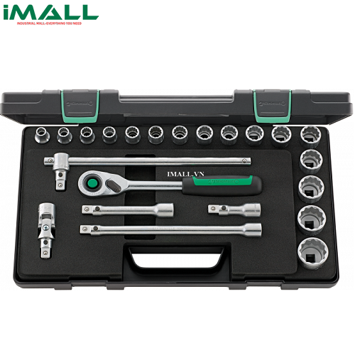 Bộ khẩu Bi-Hexgon 12 Cạnh Drive 1/2" Gồm 22 chi tiết Stahlwille 96031446