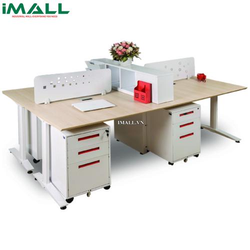 Module bàn làm việc góc cho 4 người (Hòa Phát) THE ONE UNMD03CS3