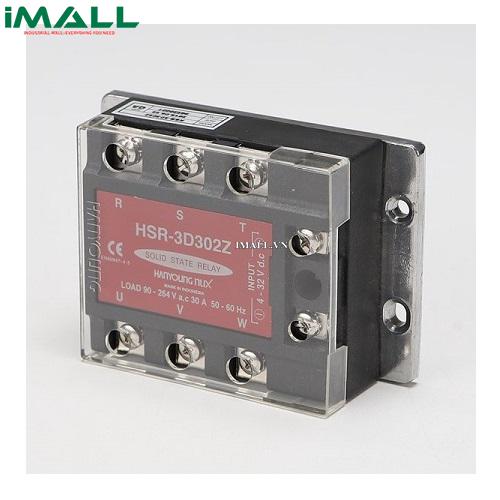 Rơ le bán dẫn Hanyoung nux HSR-3D302Z (4 – 32VDC, 30A, 3 Pha)