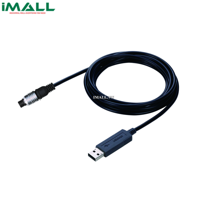 Cáp truyền dữ liệu qua cổng USB Mitutoyo 06AFM380E (Đầu tròn, 2m)