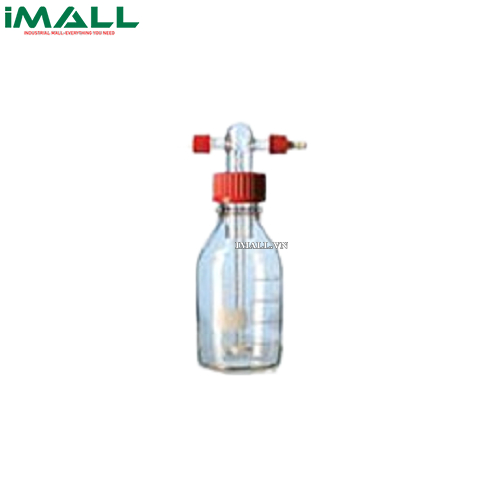 Bình sục khí (rửa khí) 500 ml, không có tấm lọc Duran 247130008