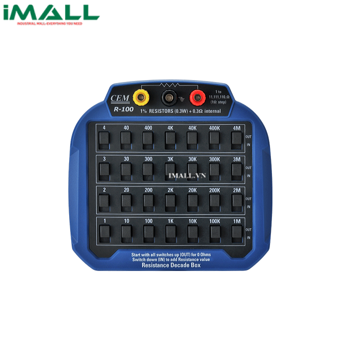 Hộp điện trở chuẩn CEM R-100
