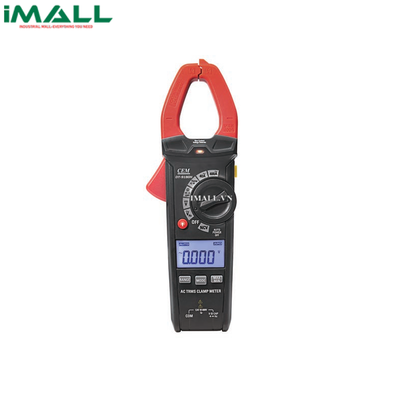 Ampe kìm AC CEM DT-9180A (True RMS, 400.0A AC, 600V)