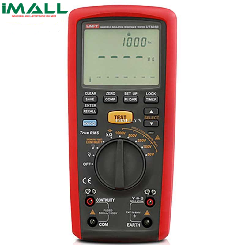 Máy đo điện trở cách điện cầm tay UNI-T UT505B (1000V, 200GΩ, True RMS)
