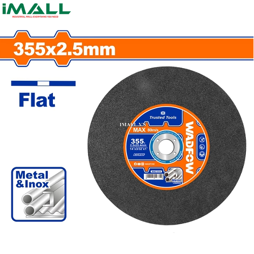Đá cắt kim loại 355x2.5x25.4mm Wadfow WAC1314