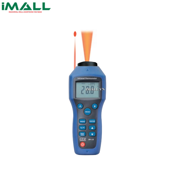 Nhiệt kế hồng ngoại bỏ túi CEM IR-15 (-30-500°C, 13:1)