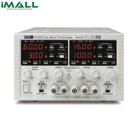 Nguồn một chiều TTI CPX200DP (2 Kênh, 0~60V, 0~10A, 360W, RS232/USB/GPIB/LAN)