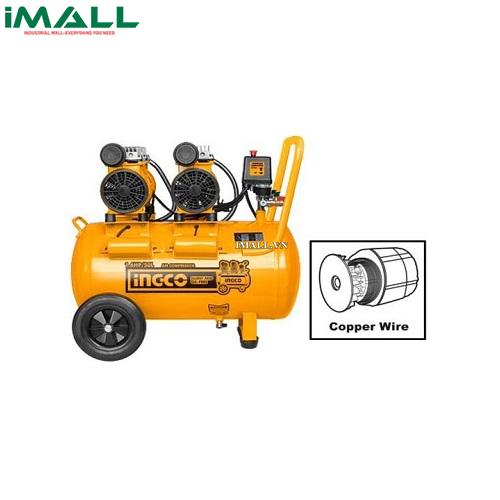 Máy nén khí không dầu (2×0.8hP, 50L) INGCO ACS215506T (2x600W)