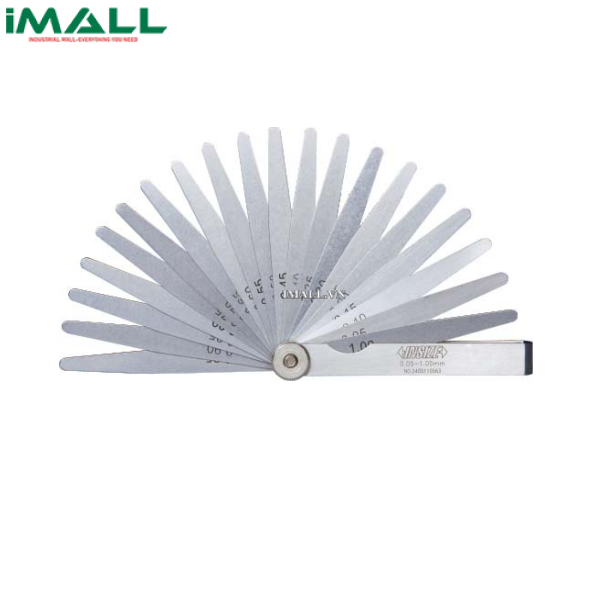 Căn lá INSIZE 4602-32 (0.03-1.00 mm, 32 lá, 100mm)