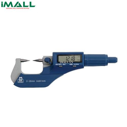 Panme đo ngoài đầu nhọn (0-25mm, 0.001mm) MOORE & WRIGHT MW270-01DDL