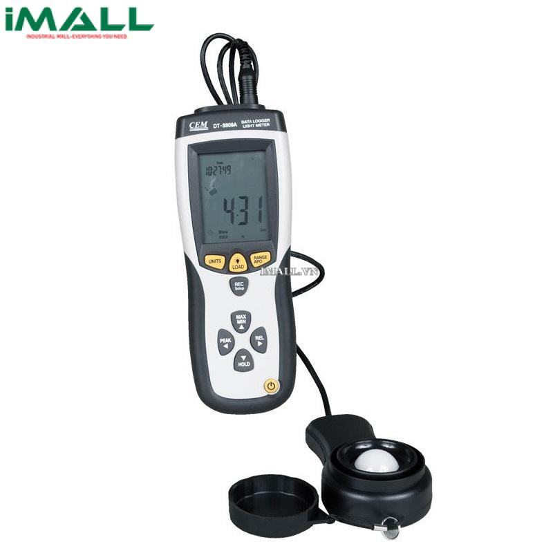 Máy đo cường độ ánh sáng CEM DT-8808 (400.000 Lux)