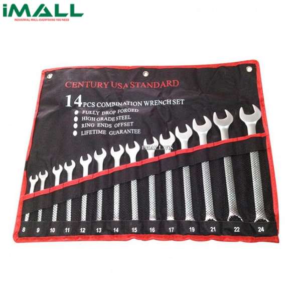 Bộ cờ lê vòng miệng 14 Cây Hệ Mét (Nhỏ) CENTURY 170928-14B (8-24mm)