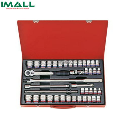 Bộ tuýp 42 chi tiết hệ inch &amp; hệ mét Kingtony 4542CR02 (1/2")