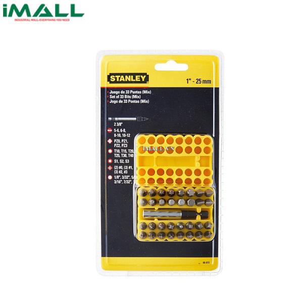Bộ đầu vít 33 chi tiết  Stanley 68-072