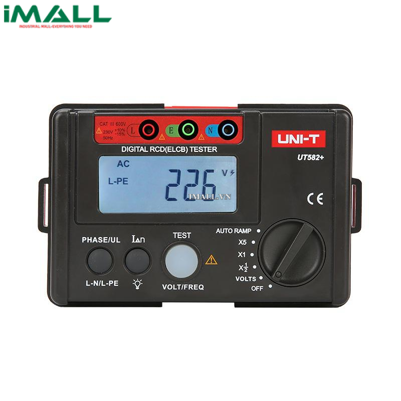 Thiết bị kiểm tra dòng rò RCD (ELCB) UNI-T UT582+ (500mA)