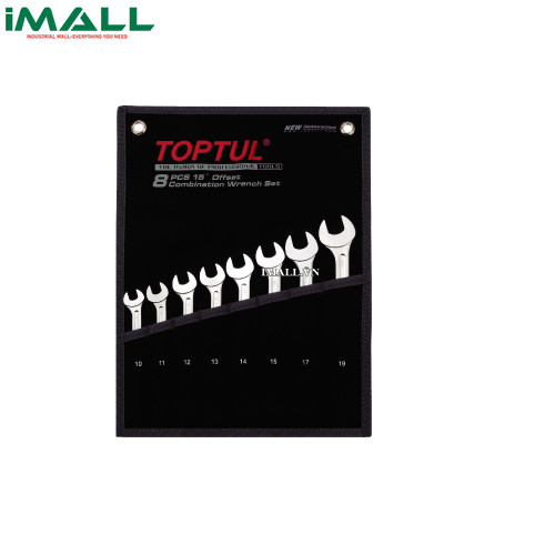 Bộ Cờ lê miệng vòng 8 món (AAEW: 10~19mm) TOPTUL GPAW0801