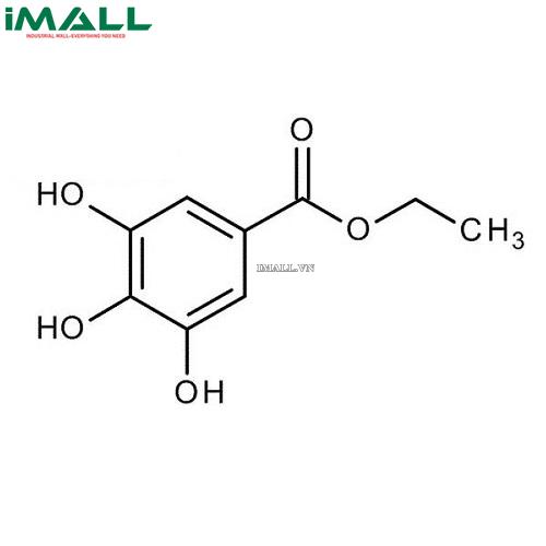 Hóa chất Ethyl 3,4,5-trihydroxybenzoate để tổng hợp (C₉H₁₀O₅; Chai nhựa 100 g) Merck 8205970100