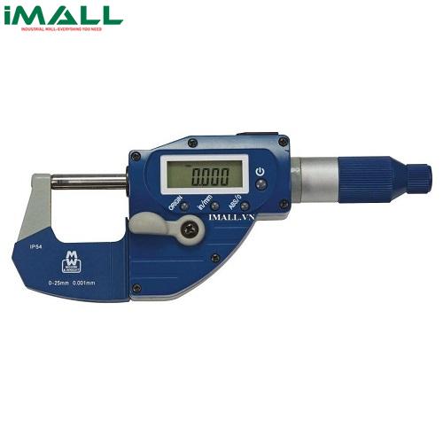 Panme đo ngoài điện tử chống nước (0-25mm, 0.001mm, IP54) MOORE & WRIGHT MW202-01DABS