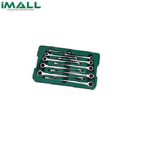 Bộ cờ lê vòng miệng tay đòn tự động 10 chi tiết (8~19mm) SATA 08016