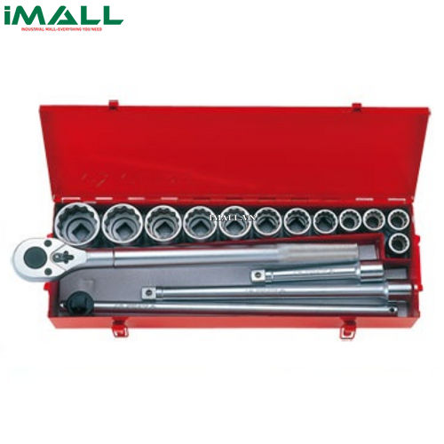 Bộ tuýp 16 chi tiết hệ mét Kingtony 6016MR (3/4")