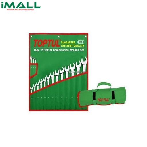 Bộ cờ lê vòng miệng hệ inch 16 chi tiết (ACAB: 1/4" ~ 1-1/4") TOPTUL GBAA1603