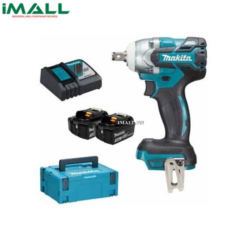 Máy siết bu lông dùng pin Makita DTW285RFE (18V, 3Ah)