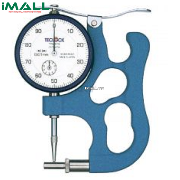Đồng hồ đo độ dày ống kiểu cơ TECLOCK TPM-617 (10mm/0.01mm)
