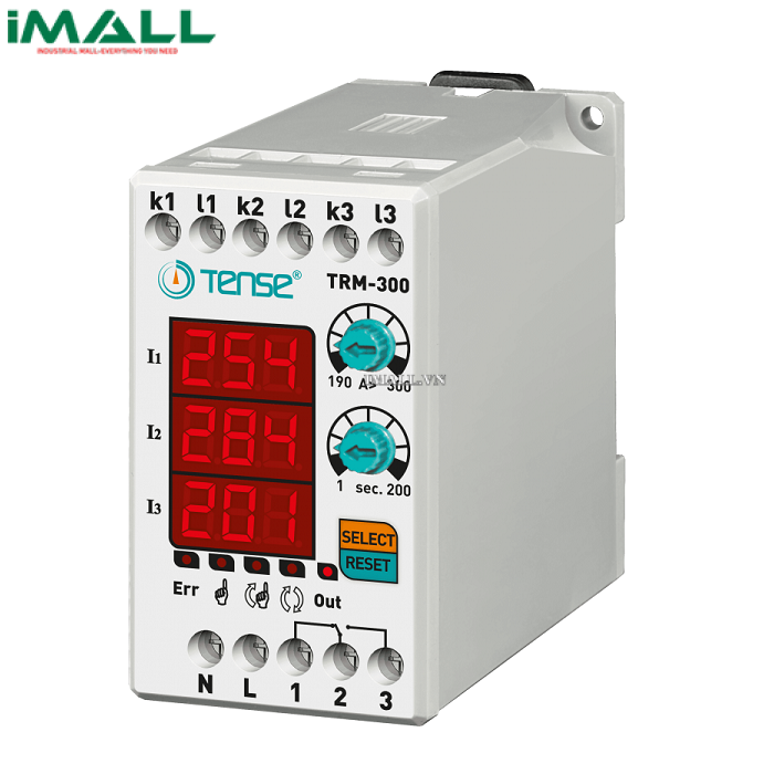 Relay Bảo Vệ Quá Dòng 3P TENSE TRM-300(Adjust)