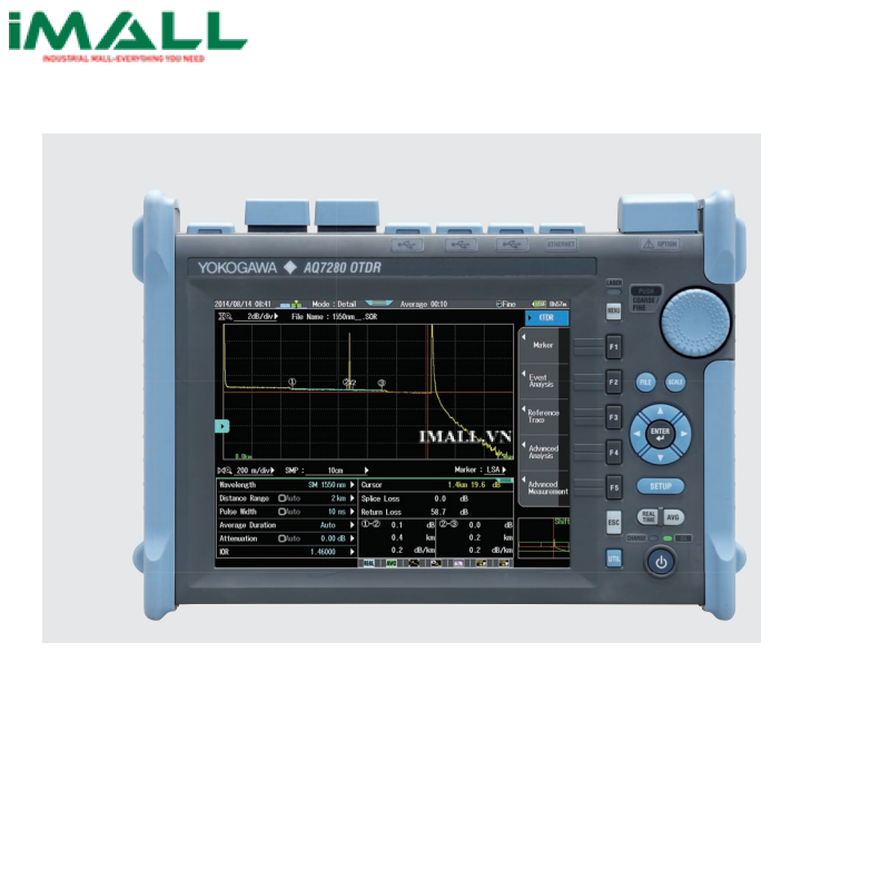 Máy kiểm tra cáp quang OTDR Yokogawa AQ7284H (Single Mode 1310,1550, 1625nm,512 km)