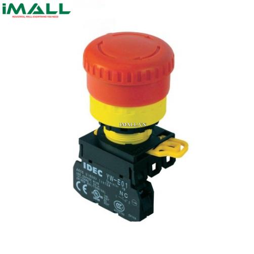 Nút dừng khẩn cấp IDEC YW1B-V4E01R 1NC 22mm (Đỏ)