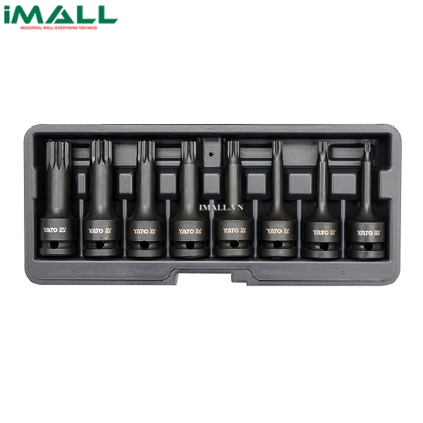 Bộ khẩu sao 12 đỉnh 8 chi tiết Yato YT-1069 (1/2")