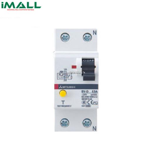 Cầu dao chống rò (RCCB) Mitsubishi BV-D 2P 63A (300mA)