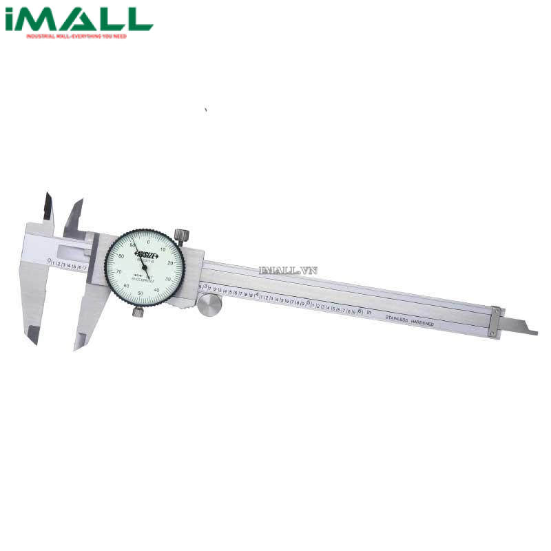 Thước cặp đồng hồ (150mm, 0.02mm) INSIZE 1312-150AW (Không có con lăn)