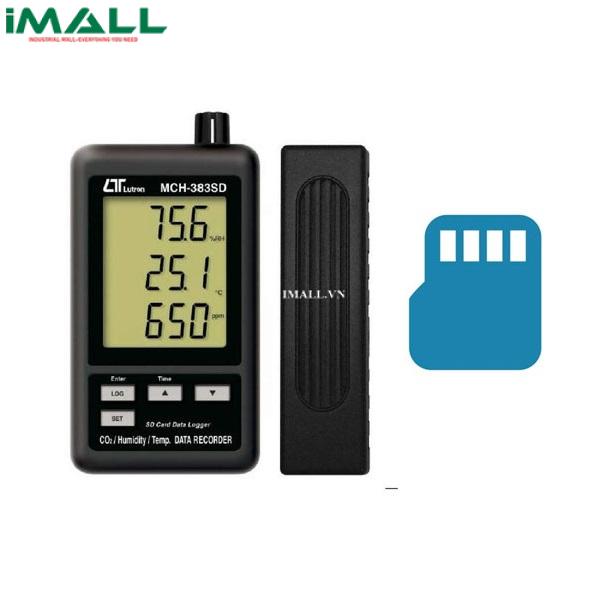 Máy đo nồng độ khí CO2, độ ẩm, nhiệt độ môi trường Lutron MHB-383SD (0-4000 ppm)