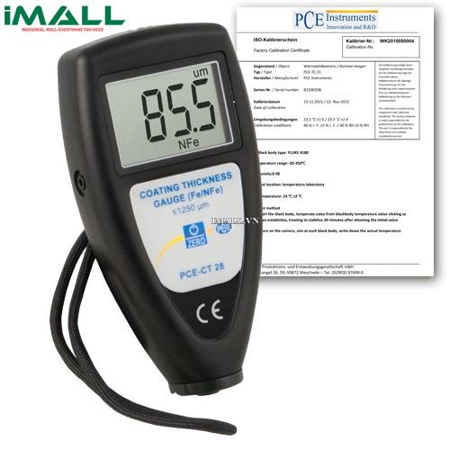 Máy đo độ dày PCE CT 28-ICA (1250 µm , từ tính và không từ tính)