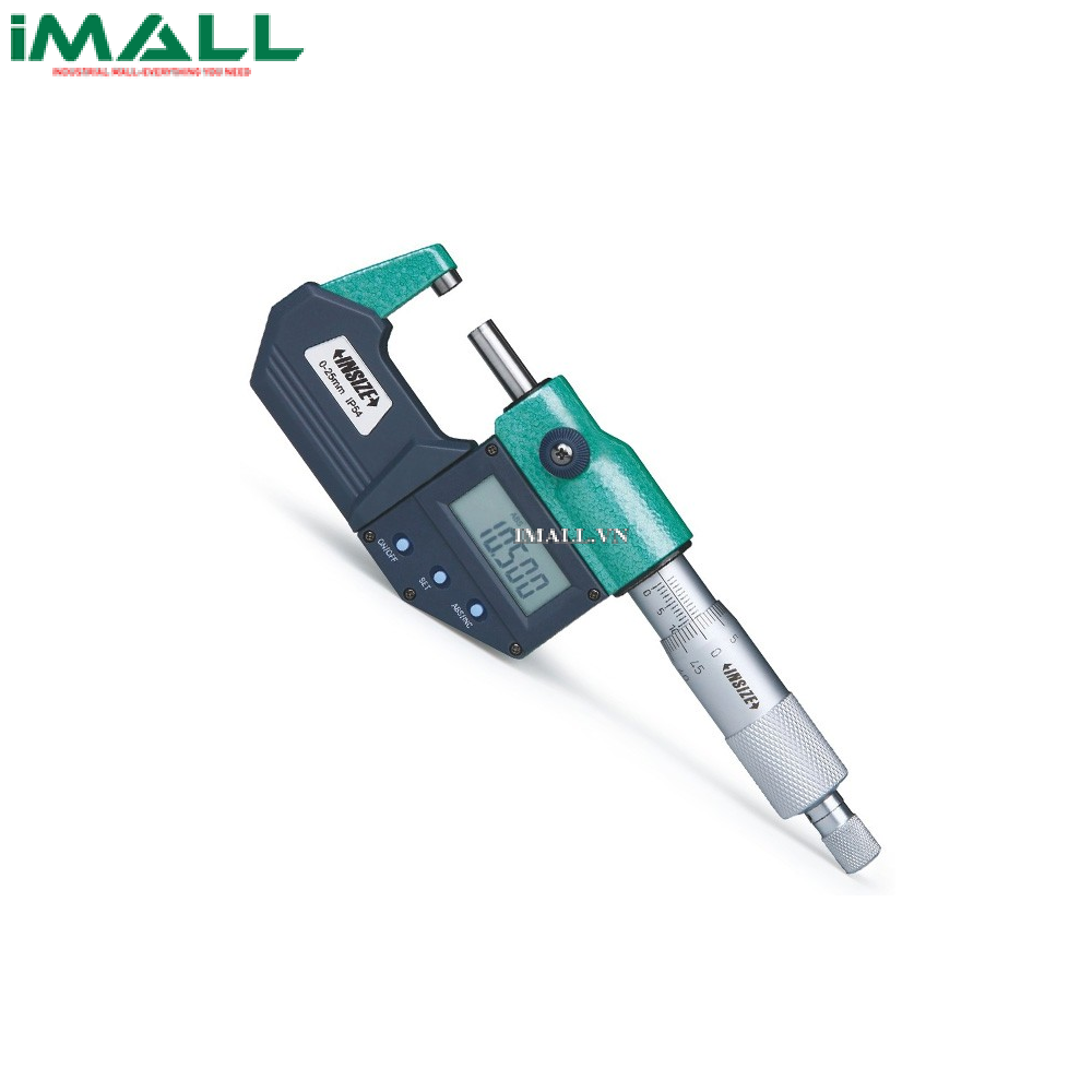 Panme đo ngoài điện tử INSIZE 3108-25A (0-25mm, 0.001mm)