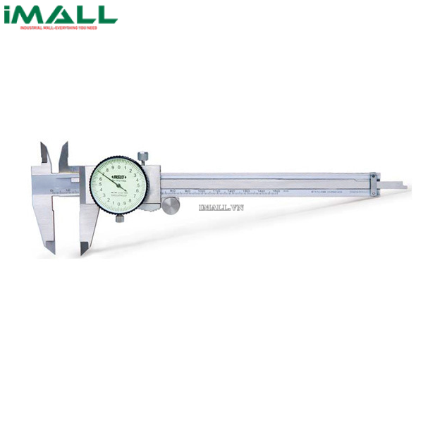 Thước cặp đồng hồ (150mm, 0.02mm) INSIZE 1311-150AW (Không có con lăn)