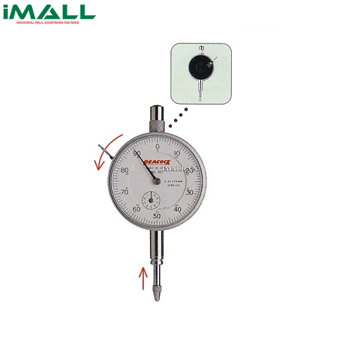 Đồng hồ so Peacock 107-BL (10mm, 0.01mm)